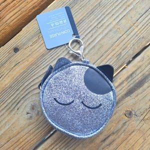 NEW Cat Coin Purse Keychain